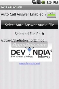 Auto Call Answer