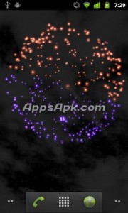 3D Skyrocket Live Wallpaper