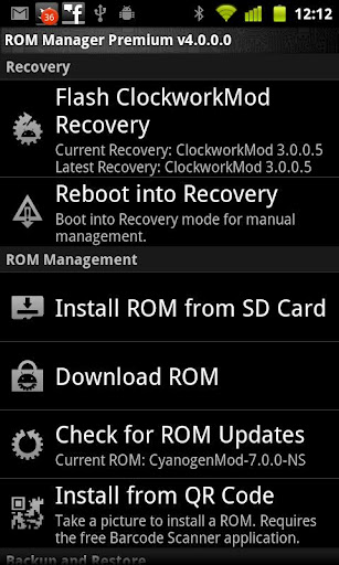 Download ROM Manager APK 5.5.3.0 full