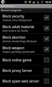 Safe Browser -The Web Filter