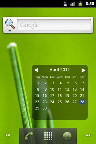 Android Games  Month on Simple Month Calendar At Hand In Your Android Homescreen