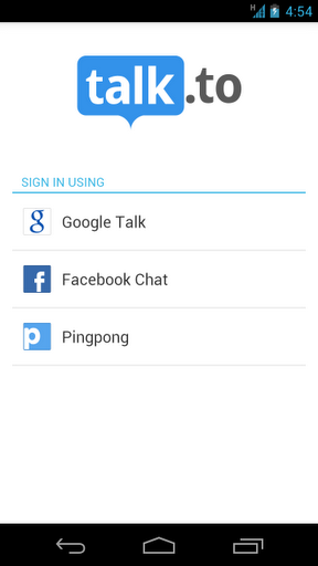 Talk.to - Chat for GTalk & FB