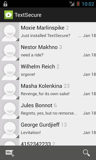 TextSecure - Private SMSMMS-1