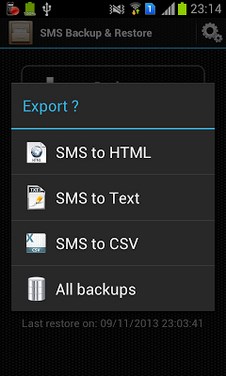 Android SMS Backup & Restore-2