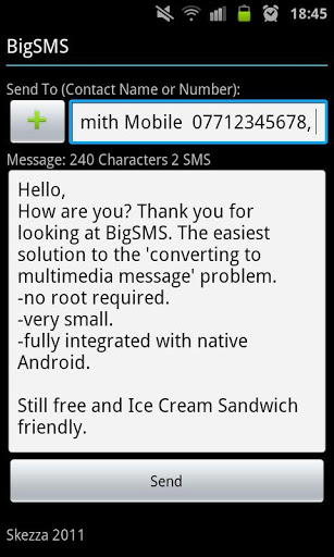 BigSMS (Send Long SMS)