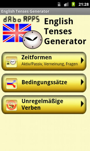English Tenses Generator