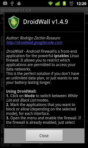 DroidWall - Android Firewall-2