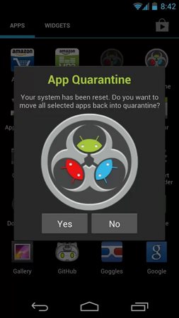 App Quarantine ROOT - FREEZE-2