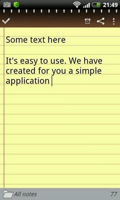 Notepad for Android-2