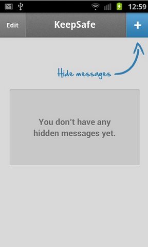 Hide SMS - private text vault-1