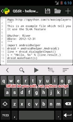 QPython - Python for Android-2