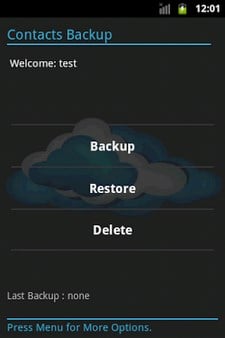 Contacts Backup App-2