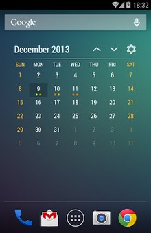 Event Flow Calendar Widget-1