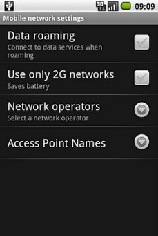 Switch Network Type 2G - 3G-2