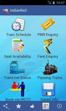 Indian Rail Train & IRCTC Info-2