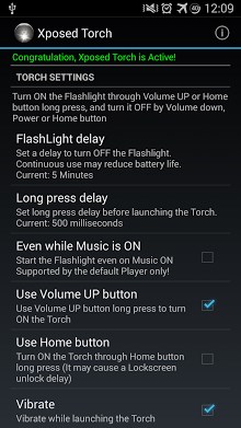 Xposed Torch - Physical Buttons-2
