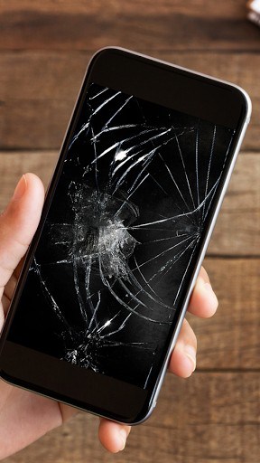 Download Broken iphone screen - Abstract love wallpaper- For Mobile Phone