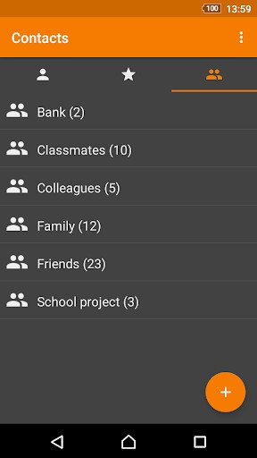 For google android app 4 contacts Contacts for