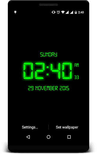 LED Digital Clock Live Wallpaper | APK Download for Android