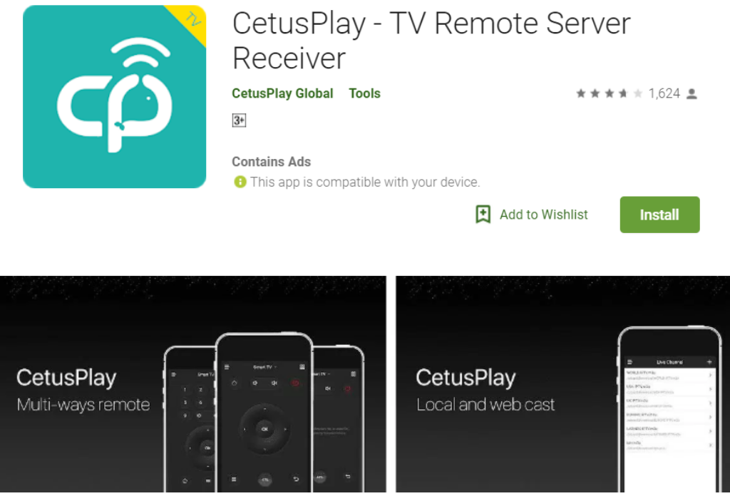 CetusPlay Remote App for Android