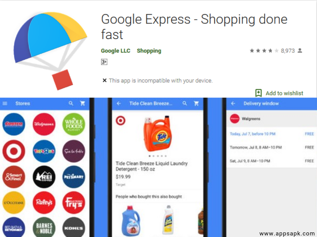 Google Express Android Shopping App