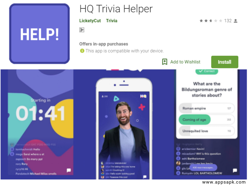HQ Quiz App for Android