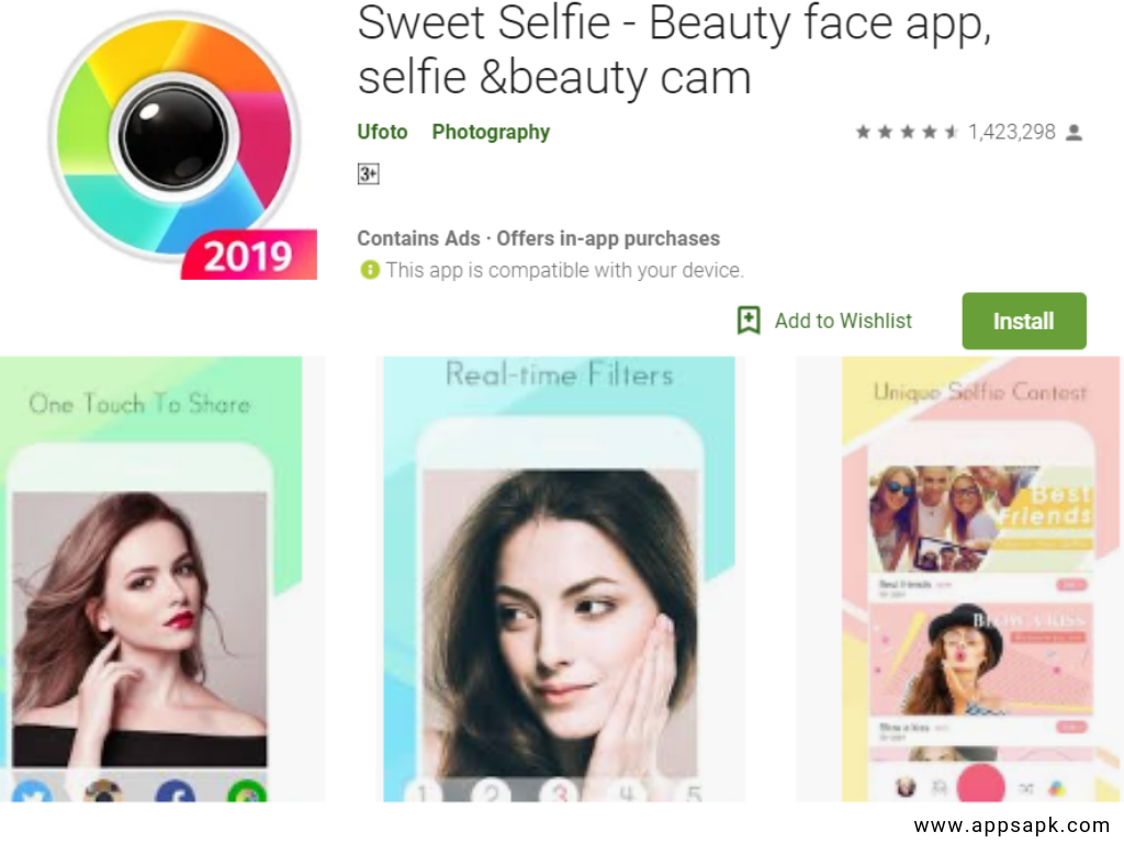 Sweet Selfie Best Beauty Camera App