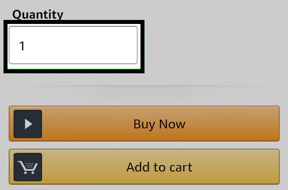 choose the quantity of Amazon Gift Card