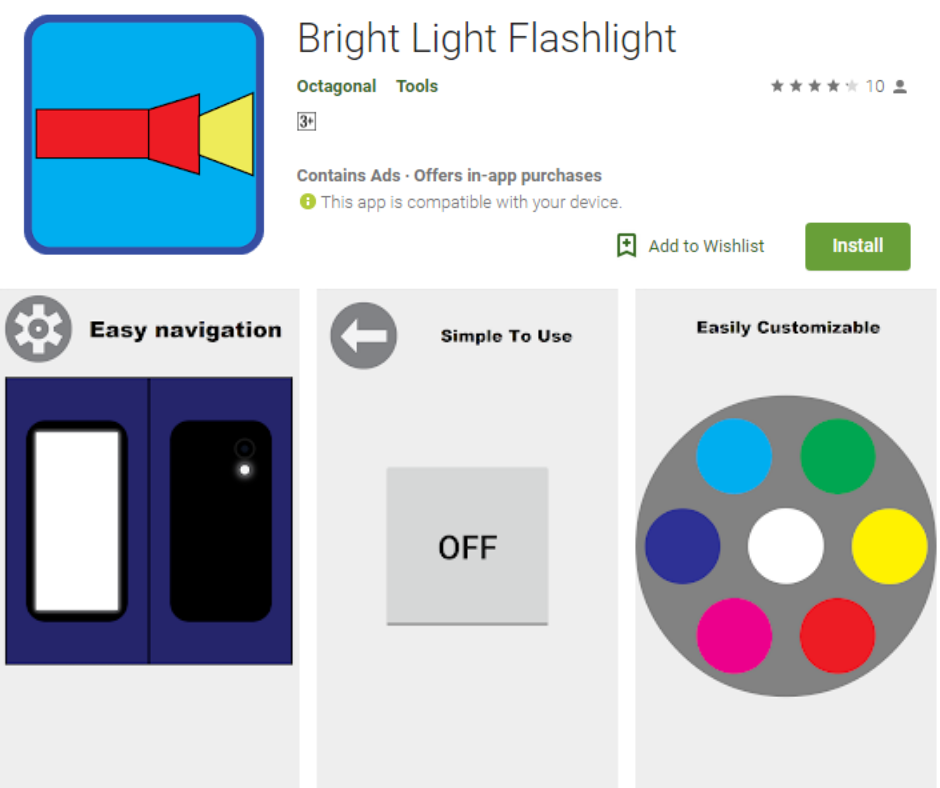 Bright Light Flashlight
