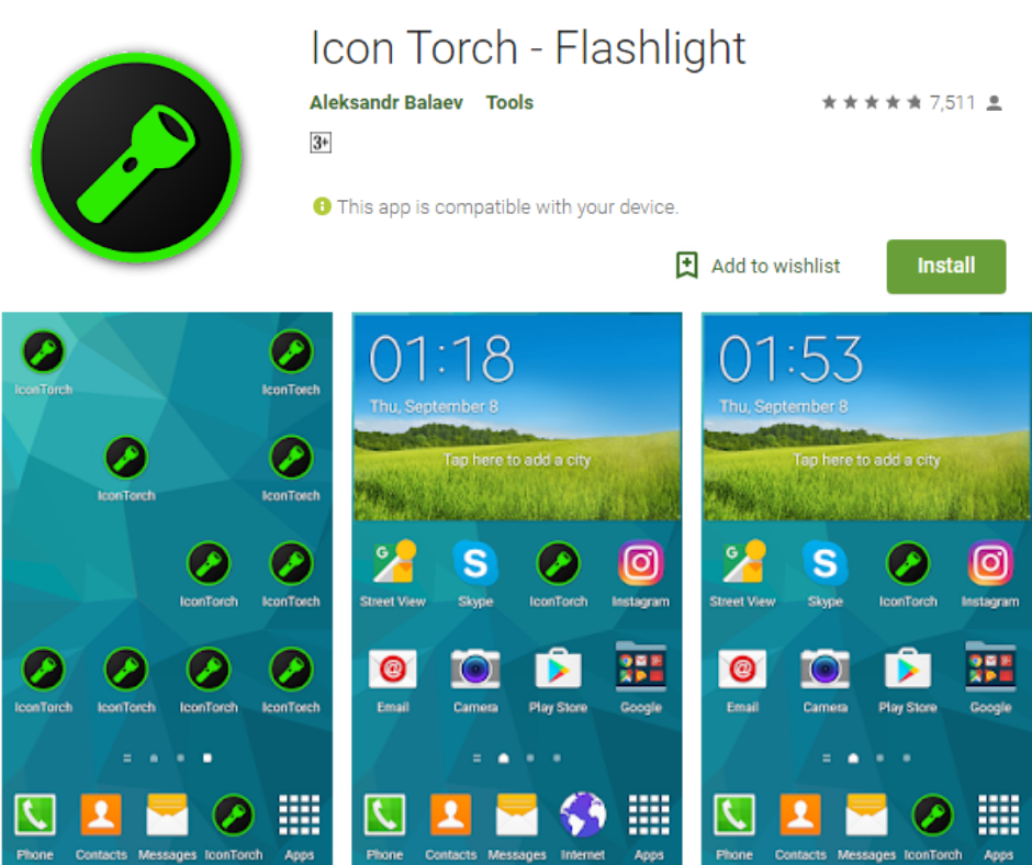 Icon Torch – Flashlight APK