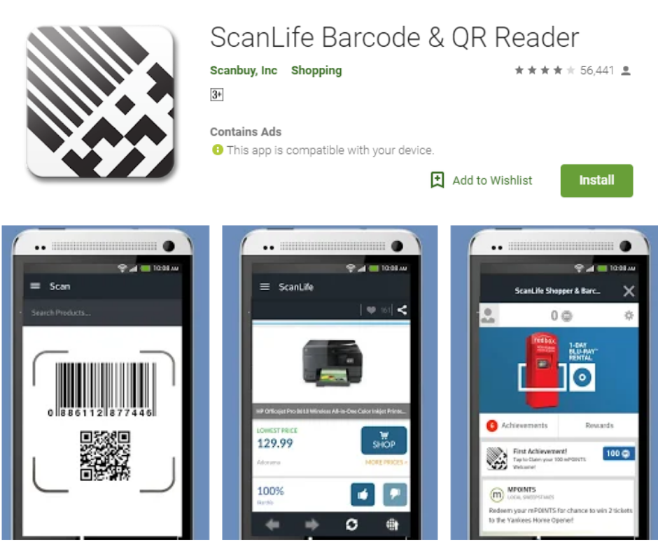 ScanLife Barcode & QR Reader