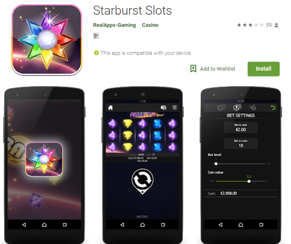 Starburst Slots App