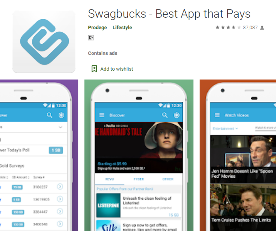SwagBucks Cash Back app