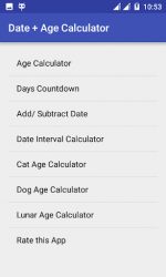 screenshot of com.everydaycalculation.agecalculator