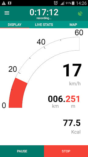 screenshot of com.fehmin.bikeometer