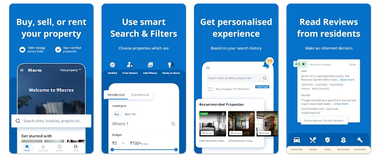 99acres Buy_Rent_Sell Property Android app 99acres Buy_Rent_Sell Property Android app