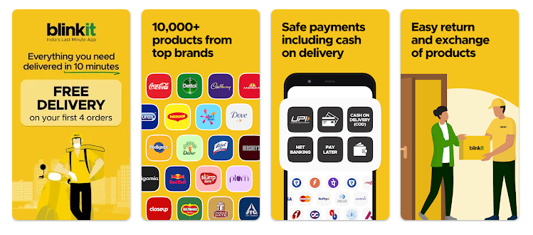 Blinkit – Grocery in 10 Minutes Android App Blinkit – Grocery in 10 Minutes Android App