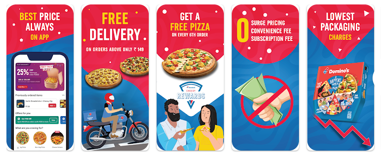 Domino's Pizza - Food Delivery Android App Domino's Pizza - Food Delivery Android App