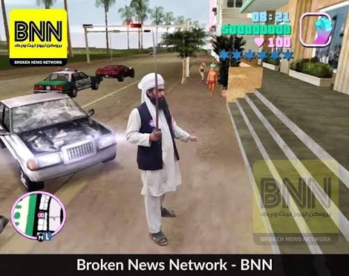 GTA Pakistan gameplay with a character in shalwar kameez on a Pakistani street