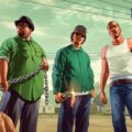 GTA San Andreas for Android GTA San Andreas Grove Street artwork featuring Big Smoke, Ryder and CJ