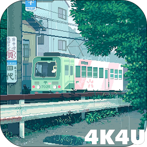 Rain Pixel Art 2D Live Wallpaper - mobileapplication app (Android APK)