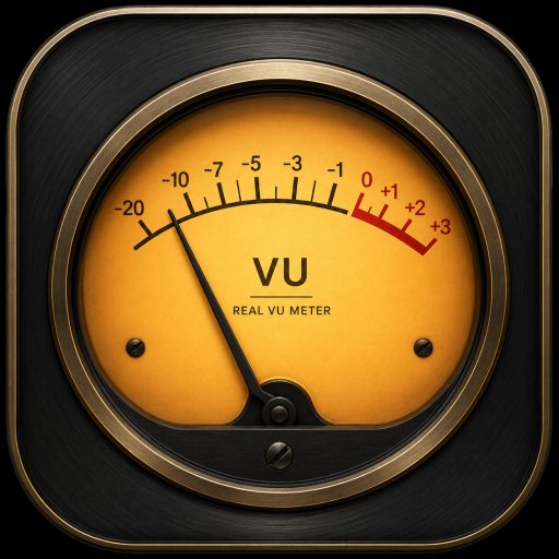 Real VU Meter Overlay - music and audio app by White Forge Studio (Android APK)