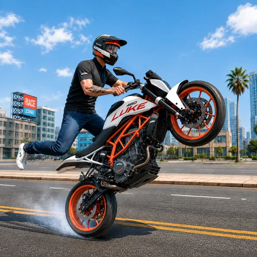 Moto Bike Stunt Wheelie Game - sports game by Game town (Android APK)