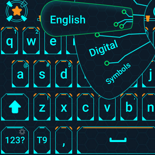 Hacker keyboard - personalization app by Digital Awesome Themes (Android APK)